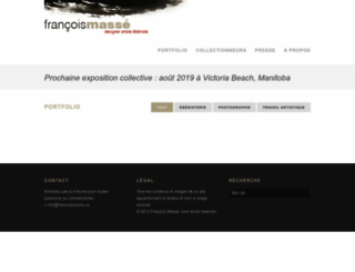 francoismasse.ca screenshot