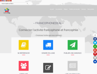 francophonedeal.com screenshot