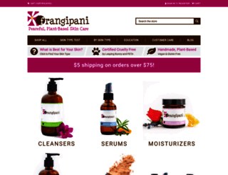 frangipanibodyproducts.com screenshot