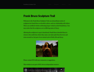 frank-bruce.org.uk screenshot