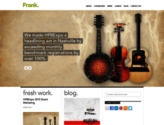 frankbiz.com screenshot