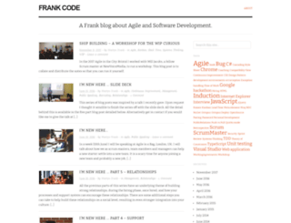 frankcode.wordpress.com screenshot