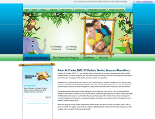 frankelpediatricdentistry.com screenshot
