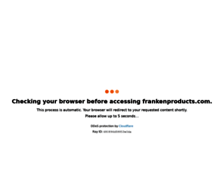 frankenproducts.com screenshot