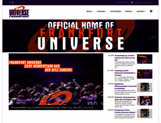 frankfurt-universe.de screenshot