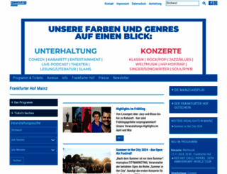 frankfurter-hof-mainz.de screenshot
