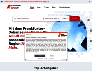 frankfurter-jobanzeiger.de screenshot