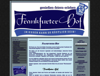 frankfurterhof.com screenshot