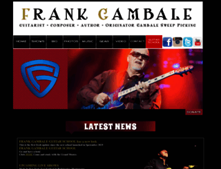 frankgambale.com screenshot