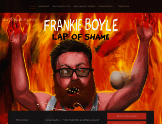 frankieboyle.com screenshot