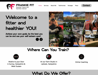 frankiefit.co.uk screenshot