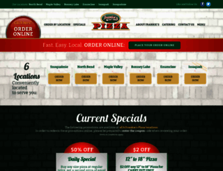 frankies-pizza.com screenshot