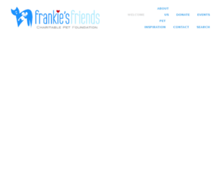 frankiesfriends.donordrive.com screenshot
