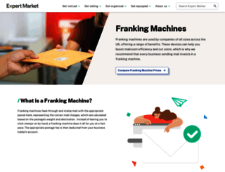 frankingmachines.expertmarket.co.uk screenshot