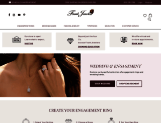 frankjewelers.com screenshot