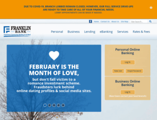 franklinbnk.com screenshot