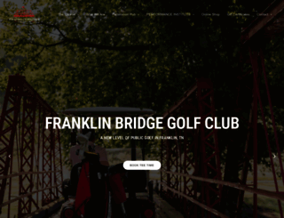 franklinbridgegolf.com screenshot