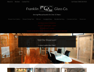 franklinglasscompany.com screenshot