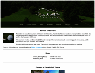 franklingolfcourse.com screenshot