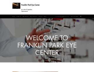 franklinparkeyecenter.com screenshot