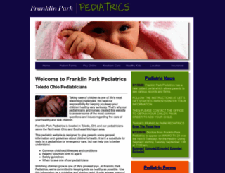 franklinparkpediatrics.com screenshot
