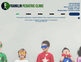 franklinpediatricclinic.com screenshot