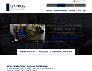 franklinrehab.com screenshot