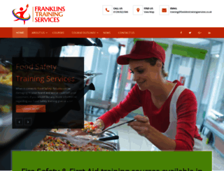 franklinstrainingservices.co.uk screenshot