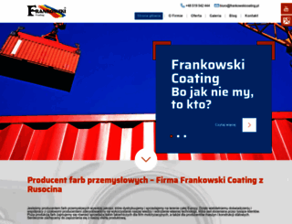 frankowskicoating.com.pl screenshot