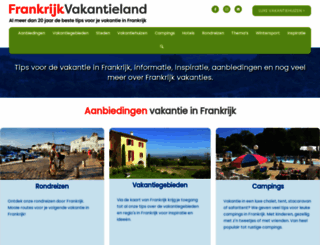 frankrijkvakantieland.nl screenshot