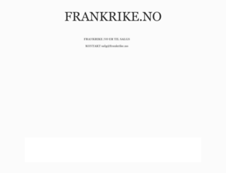 frankrike.no screenshot