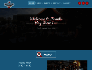 franksbayviewinn.com screenshot