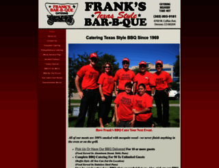 franksbbq.com screenshot