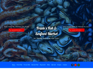 franksfishandseafoodmarket.com screenshot