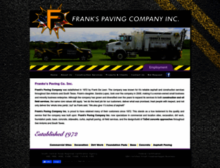 frankspaving.com screenshot