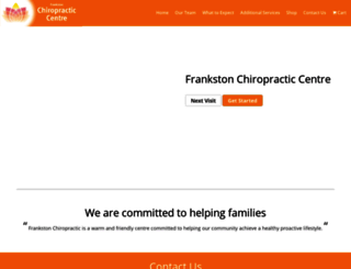 frankstonchiropracticcentre.com.au screenshot