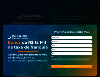 franquiaguiase.com.br screenshot