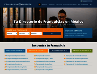 franquiciadirecta.com.mx screenshot
