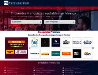 franquiciasaldia.com.mx screenshot