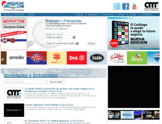 franquiciasarg.com screenshot