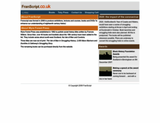 franscript.co.uk screenshot