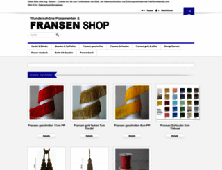 fransen-shop.de screenshot