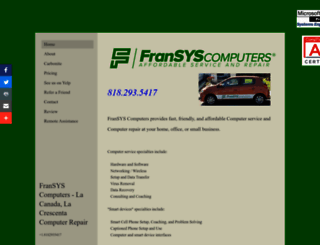 fransyscomputers.com screenshot