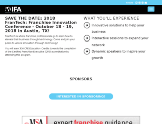 frantech.franchise.org screenshot