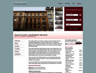 franz-kafka-apartment.pragueshotel.net screenshot