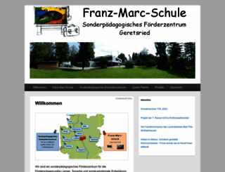 franz-marc-schule.de screenshot