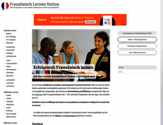 franzoesisch-lernen-online.de screenshot