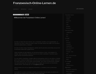 franzoesisch-online-lernen.de screenshot