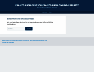 franzosischonline.wordpress.com screenshot