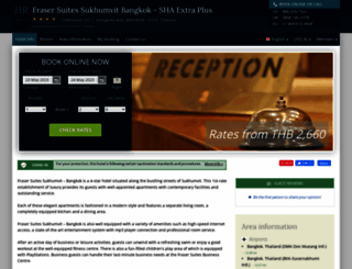 fraser-suites-sukhumvit.h-rez.com screenshot